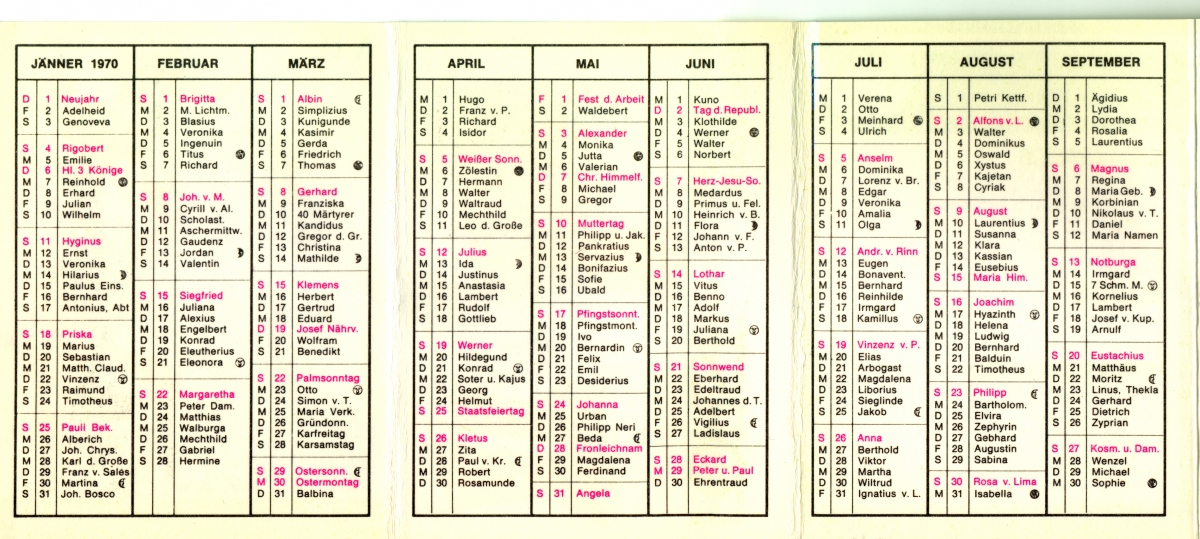 Kalender1970 SeiteA1